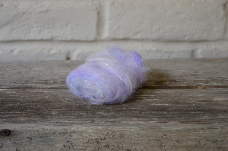 Ozark Handspun - lilac mohair roving