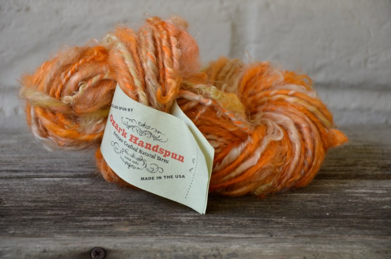 Ozark Handspun - 1 skein orange