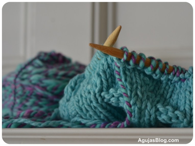 Knit Hat in Progress