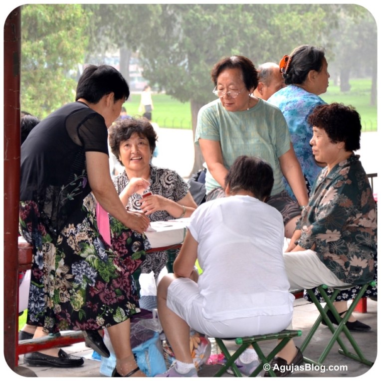 Women Playing Cards - Long Corridor