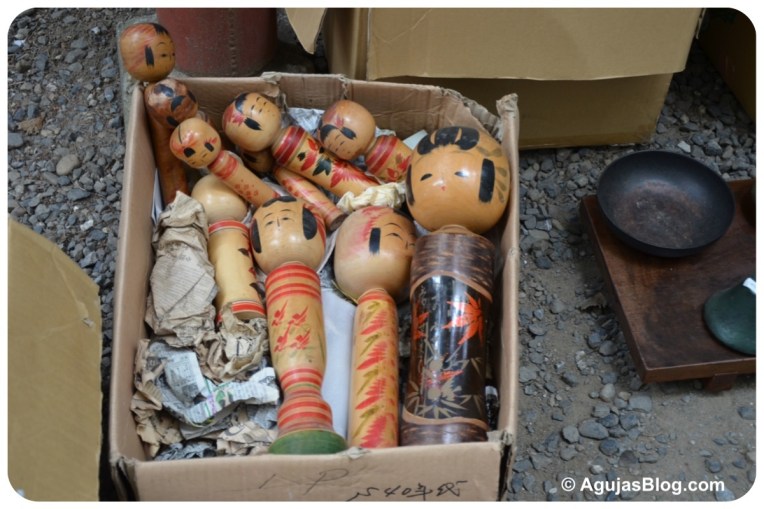 Hanazono Shrine Market - wooden dolls