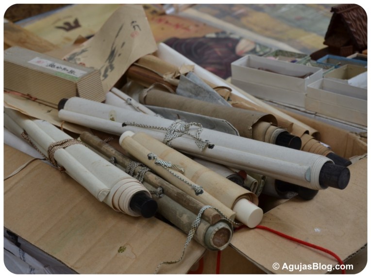 Hanazono Shrine Market - scrolled art