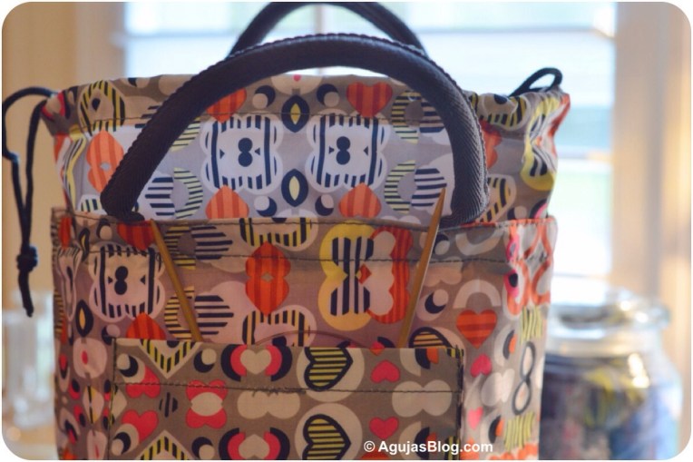 China Knitting Bag Outside Pocket