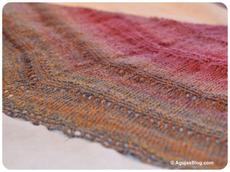 Azzu's Shawl - Blocking 1