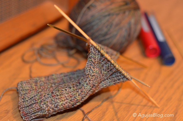 Simple Skyp Sock #1 in progress