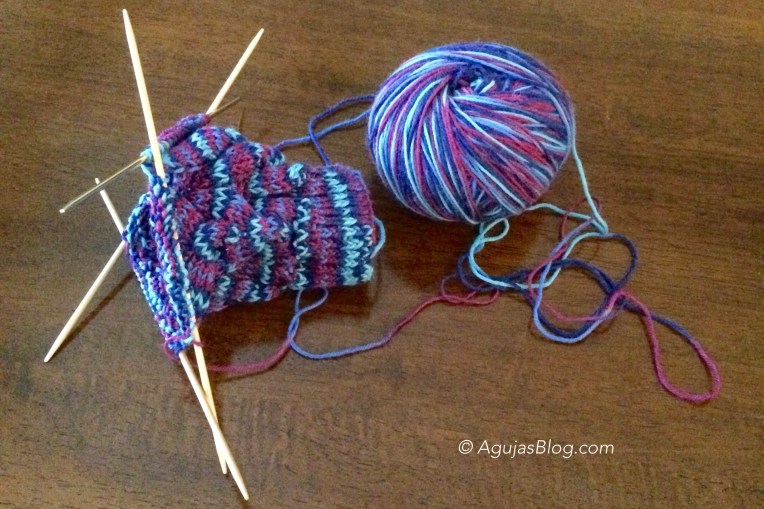 Monkey Sock #1 in progress