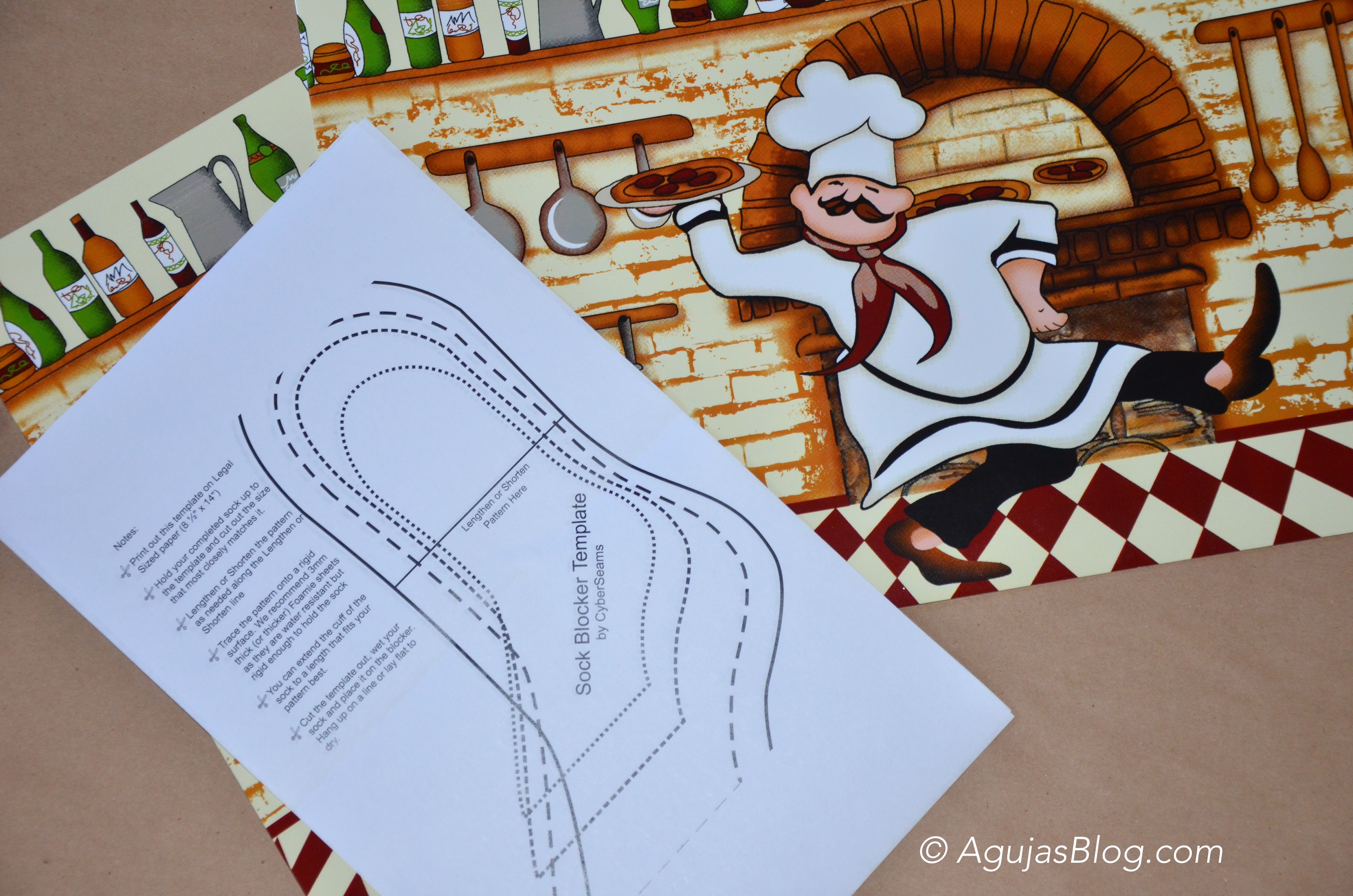Sock Blocker Template