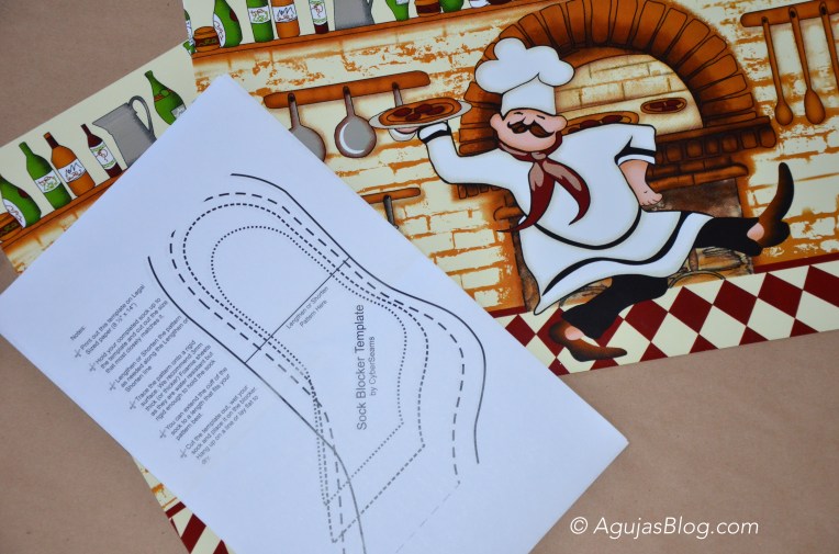 Sock Blocker Template