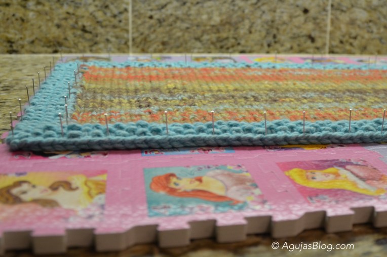 Tiger's Blanket - Blocking