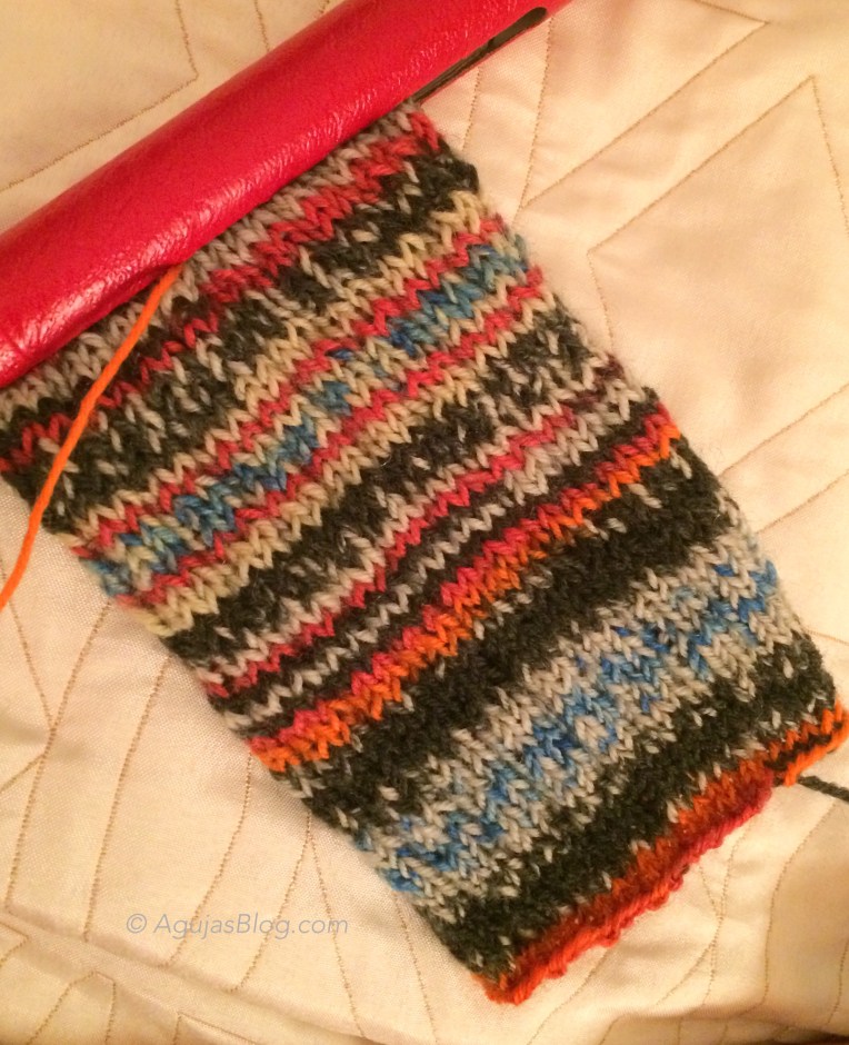 Guy Sock in progress