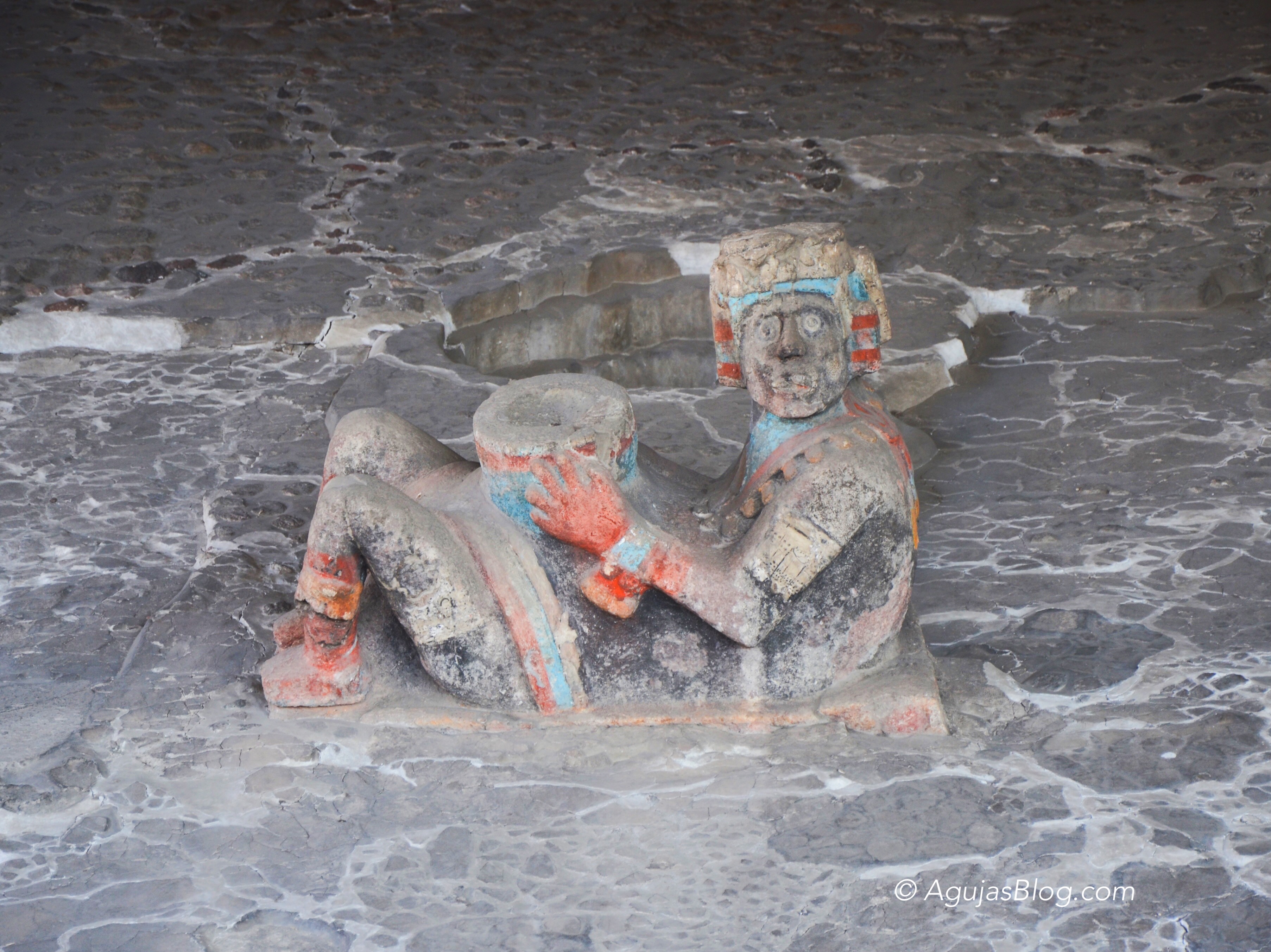 Chac mool at Tlaloc Shrine